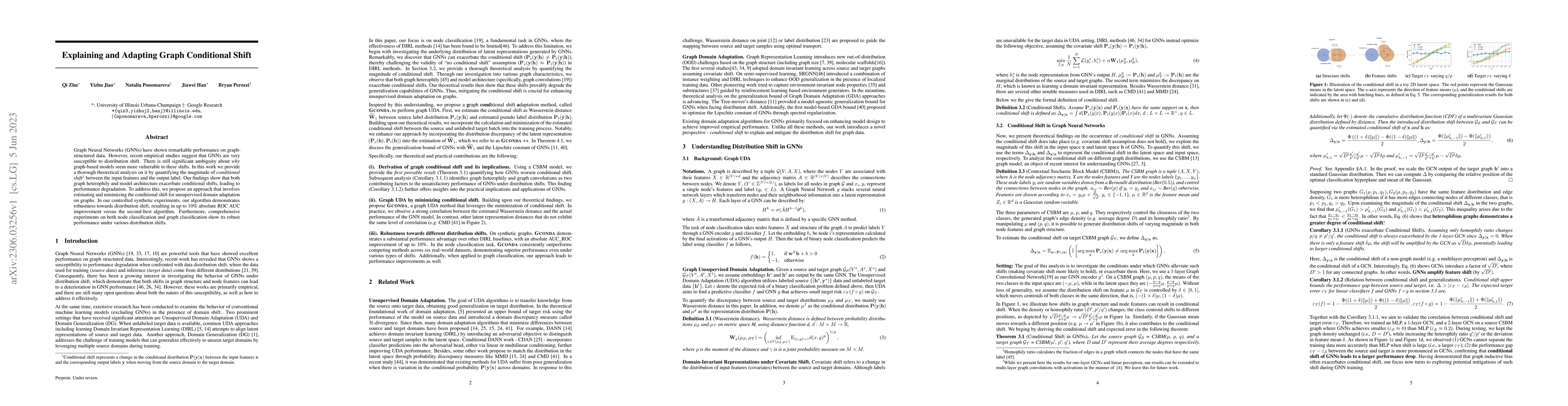 Thumbnail for Explaining and Adapting Graph Conditional Shift