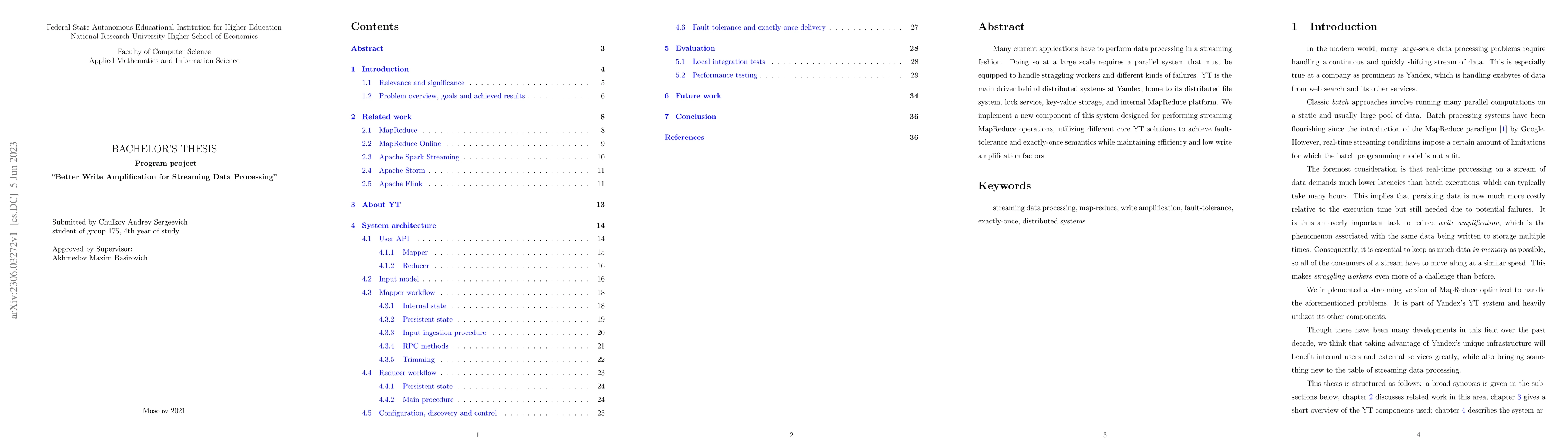 Thumbnail for Better Write Amplification for Streaming Data Processing