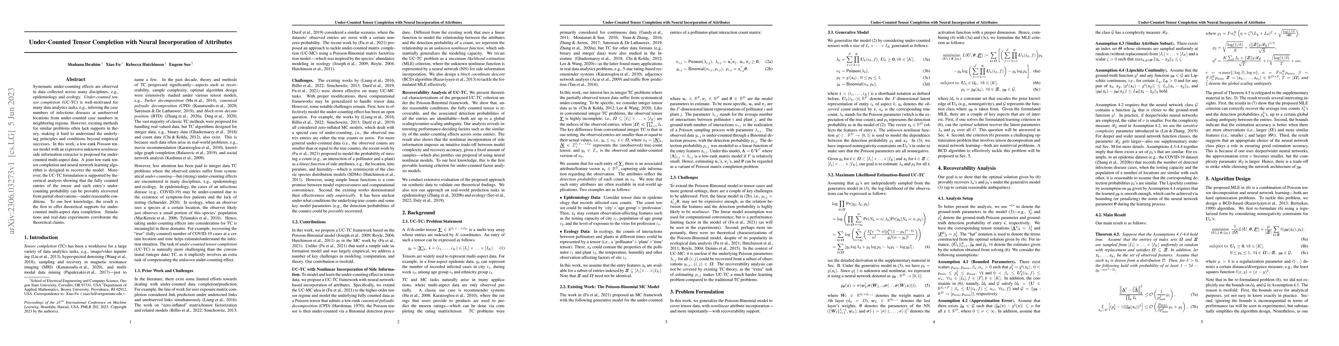 Thumbnail for Under-Counted Tensor Completion with Neural Incorporation of Attributes
