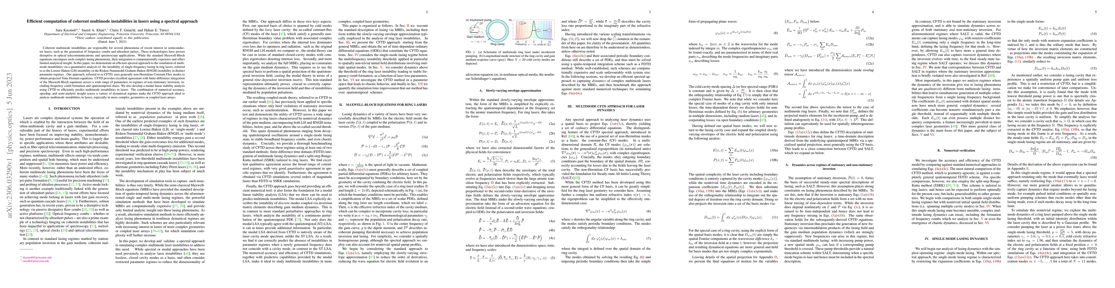 Thumbnail for Efficient computation of coherent multimode instabilities in lasers
  using a spectral approach