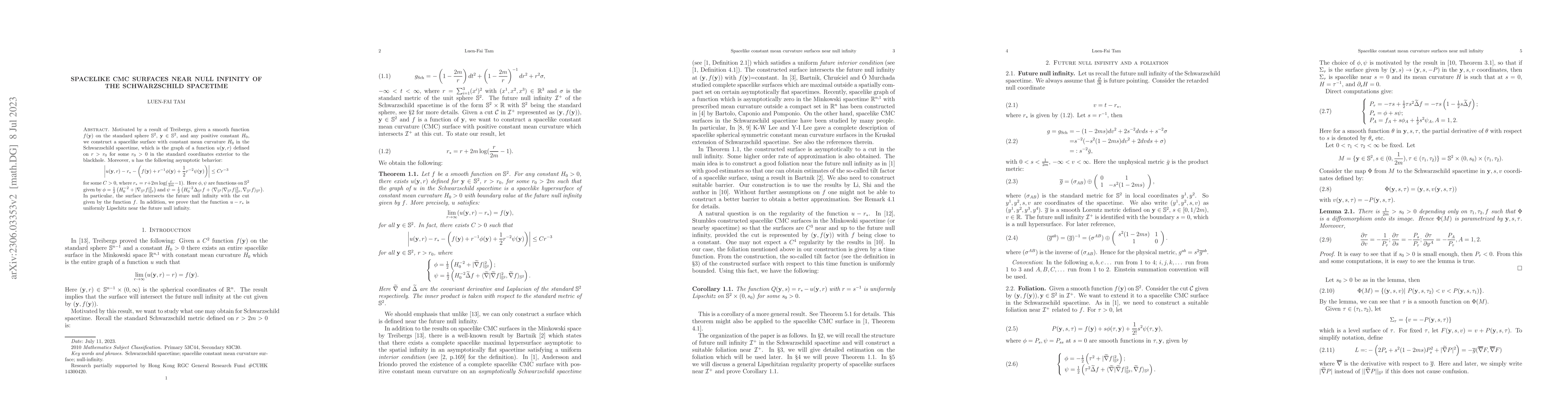 Thumbnail for Spacelike CMC surfaces near null infinity of the Schwarzschild spacetime