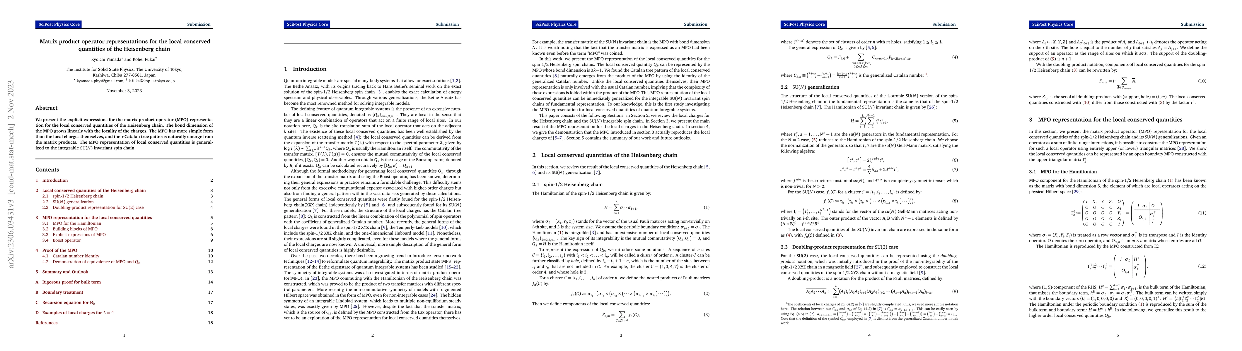 Thumbnail for Matrix product operator representations for the local conserved
  quantities of the Heisenberg chain