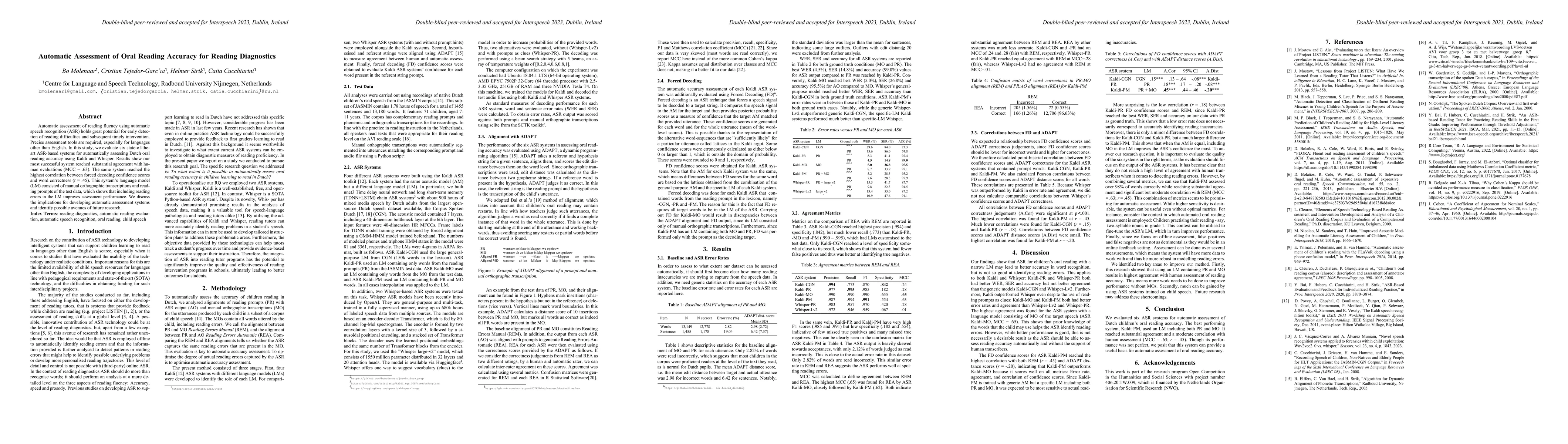 Thumbnail for Automatic Assessment of Oral Reading Accuracy for Reading Diagnostics