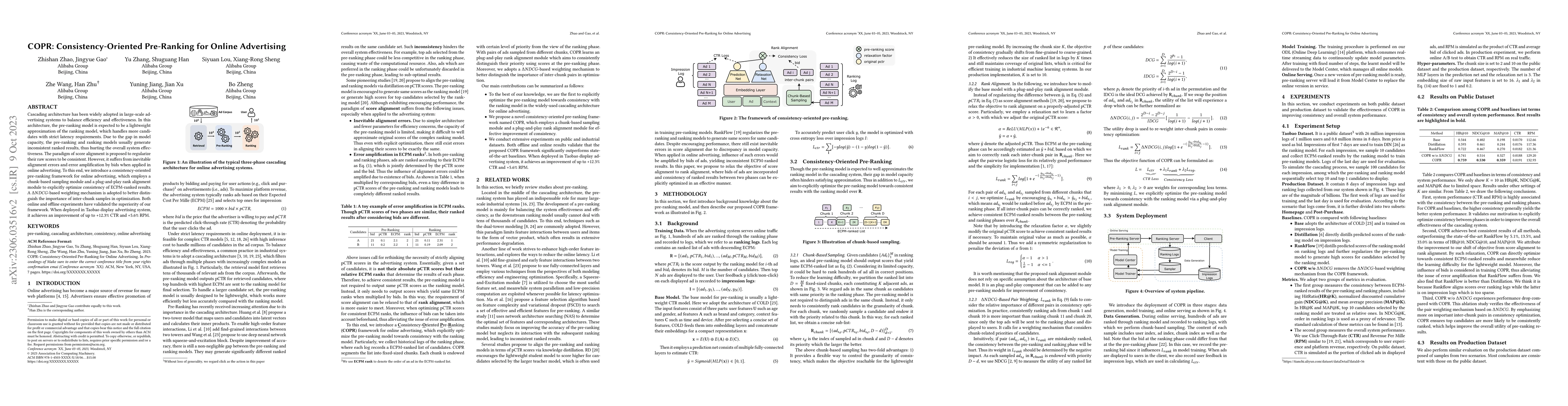 Thumbnail for COPR: Consistency-Oriented Pre-Ranking for Online Advertising