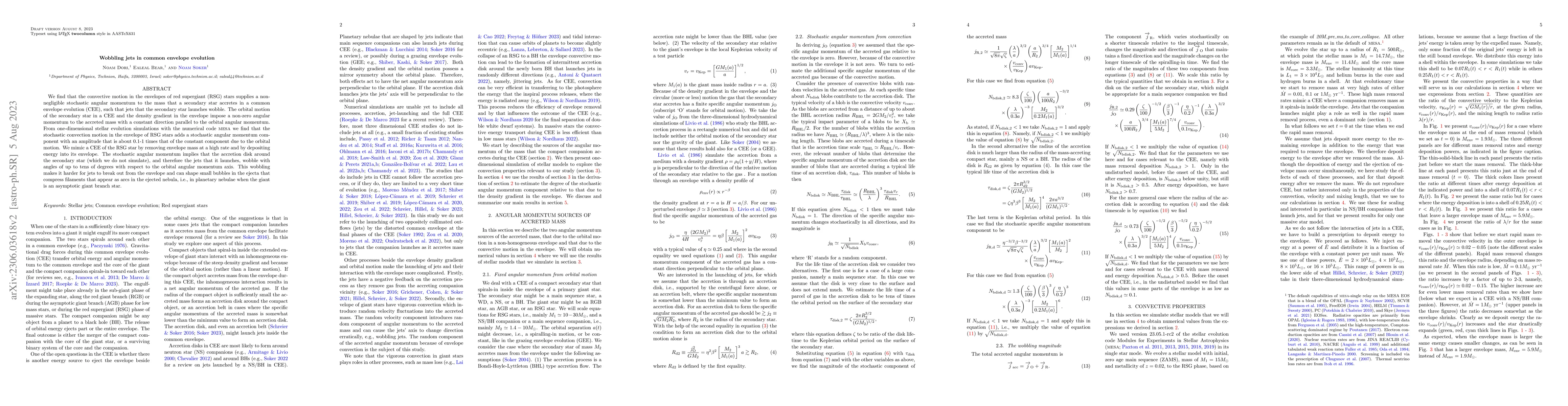 Thumbnail for Wobbling jets in common envelope evolution