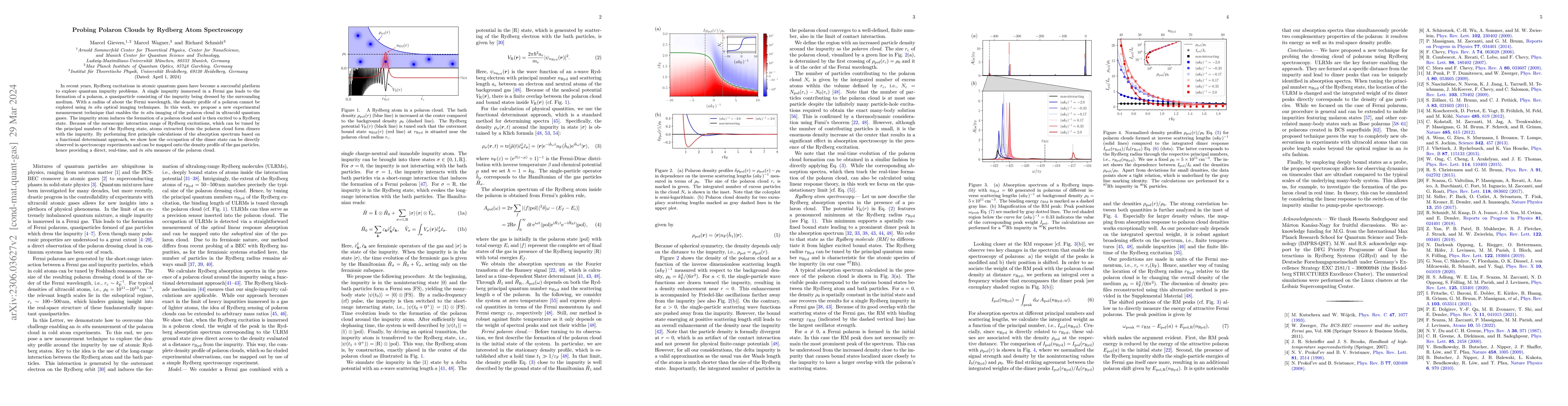 Thumbnail for Probing polaron clouds by Rydberg atom spectroscopy