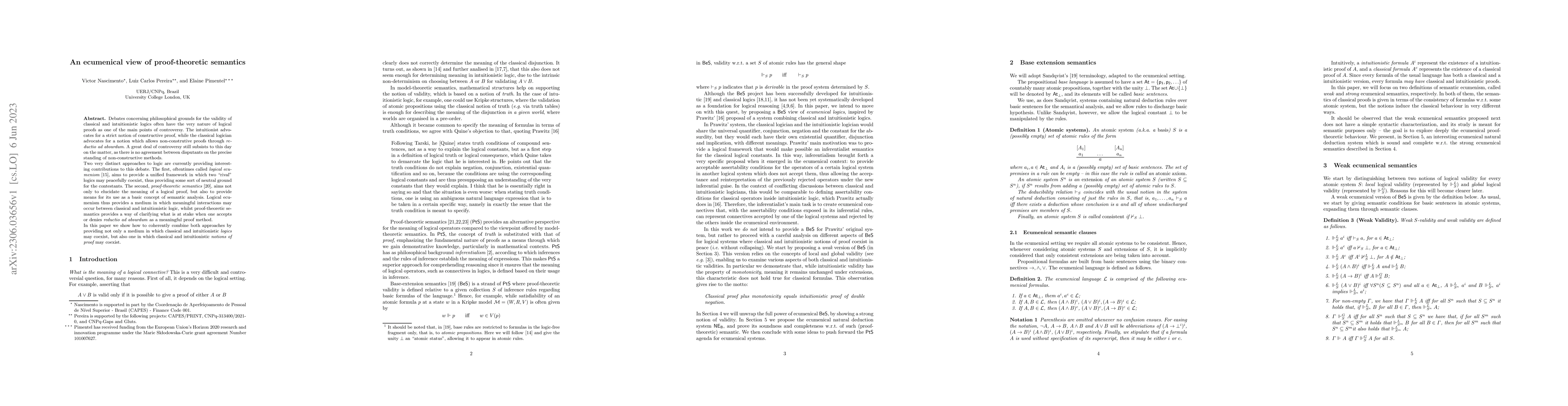 Thumbnail for An ecumenical view of proof-theoretic semantics