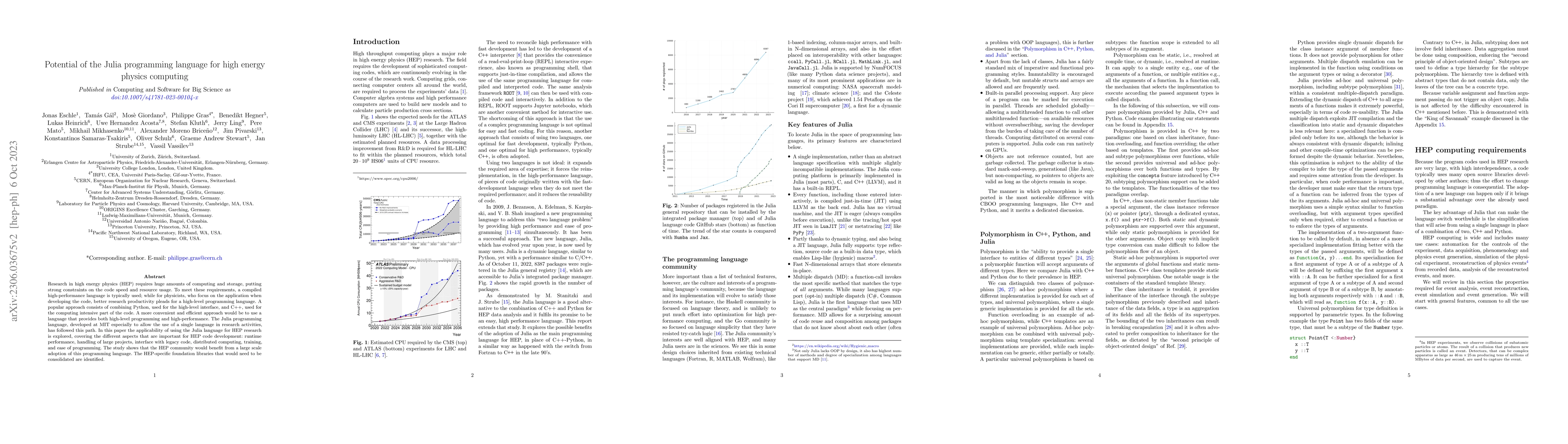 Thumbnail for Potential of the Julia programming language for high energy physics
  computing
