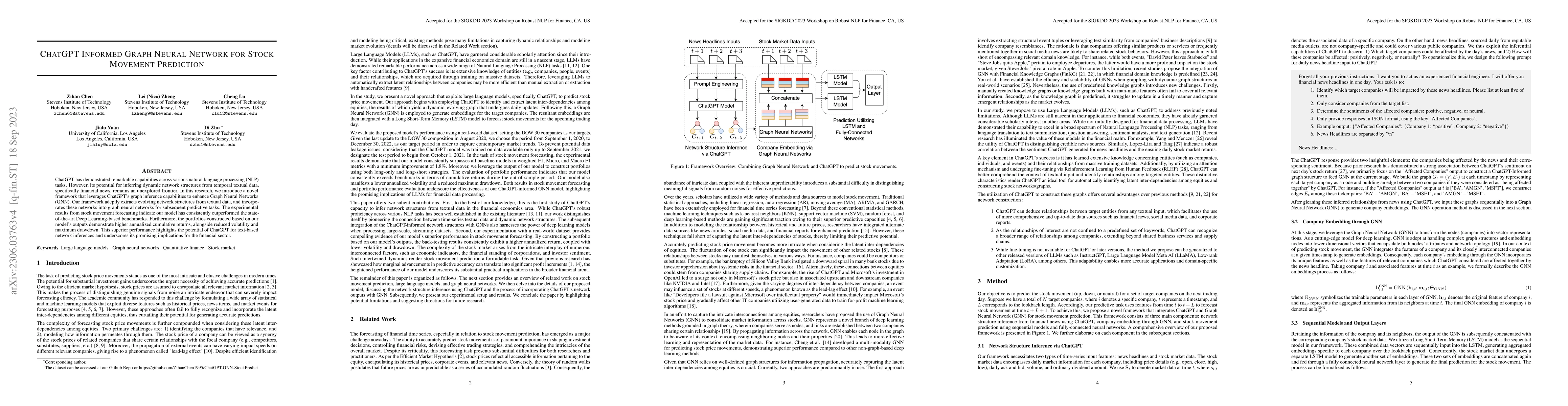 Thumbnail for ChatGPT Informed Graph Neural Network for Stock Movement Prediction