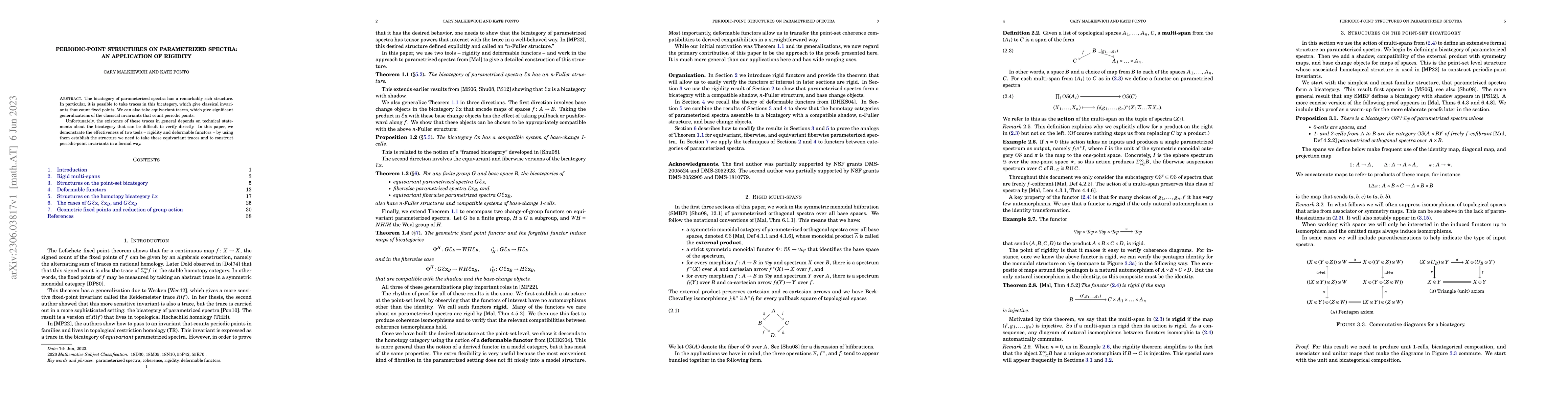 Thumbnail for Periodic-point structures on parametrized spectra: An application of
  rigidity