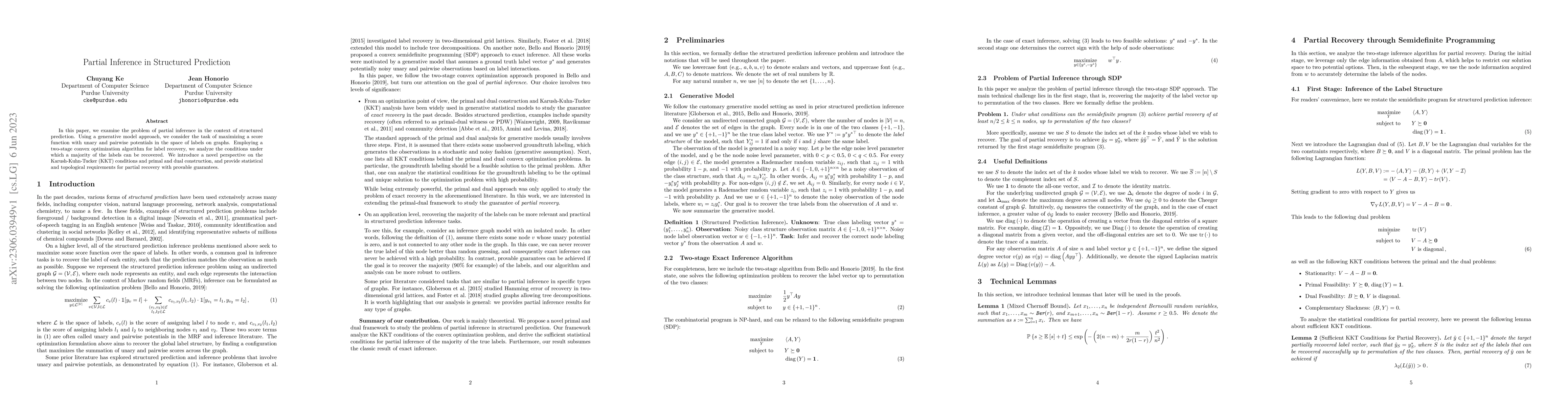 Thumbnail for Partial Inference in Structured Prediction