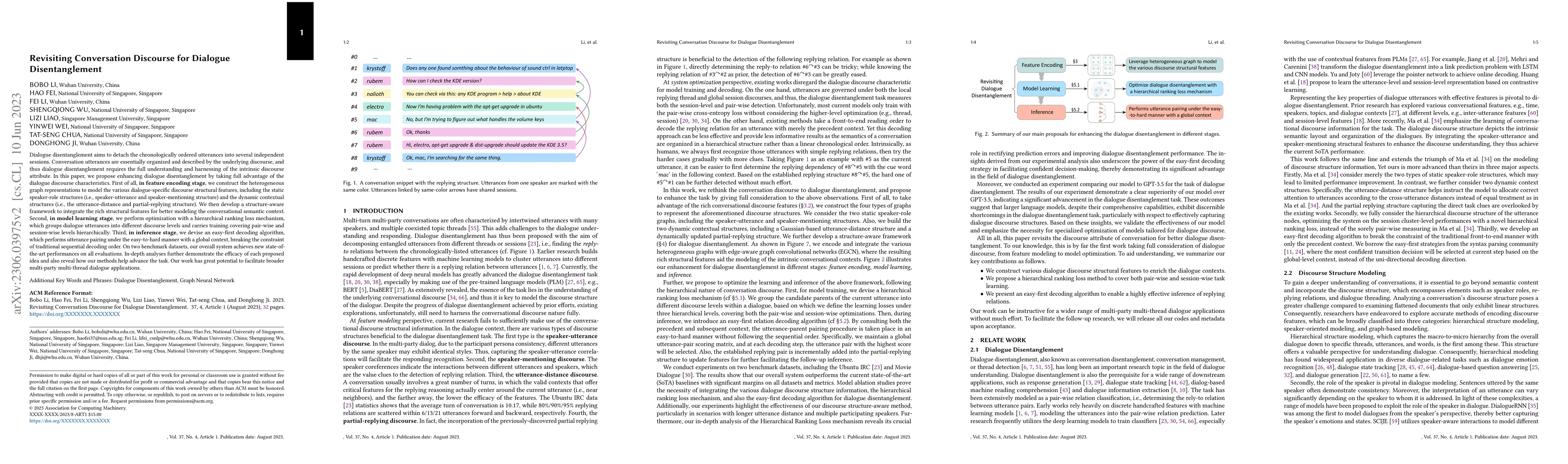 Thumbnail for Revisiting Conversation Discourse for Dialogue Disentanglement
