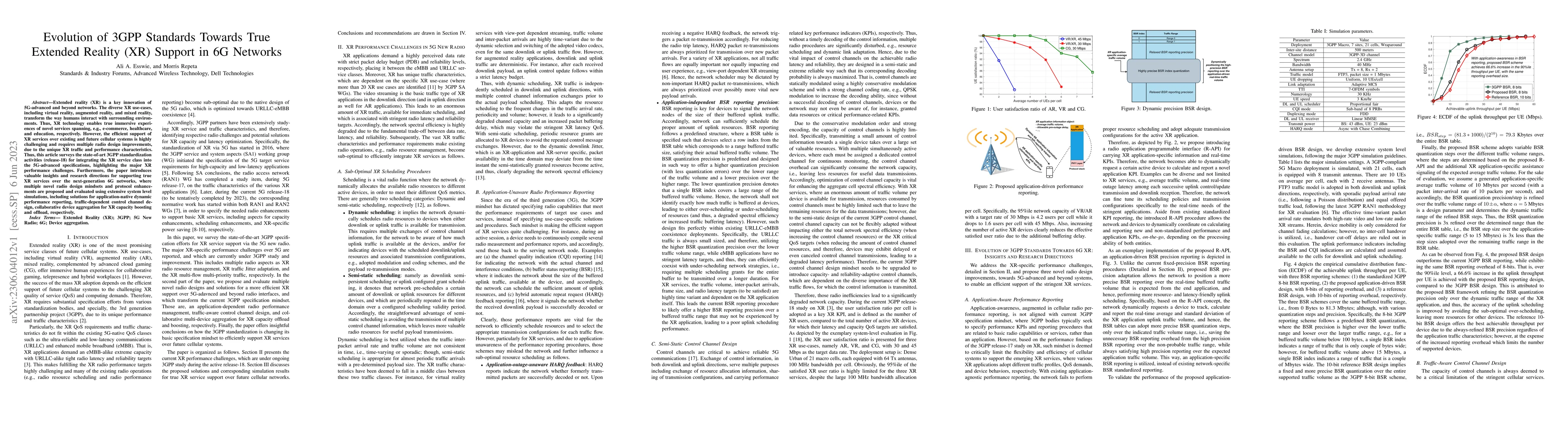 Thumbnail for Evolution of 3GPP Standards Towards True Extended Reality (XR) Support
  in 6G Networks