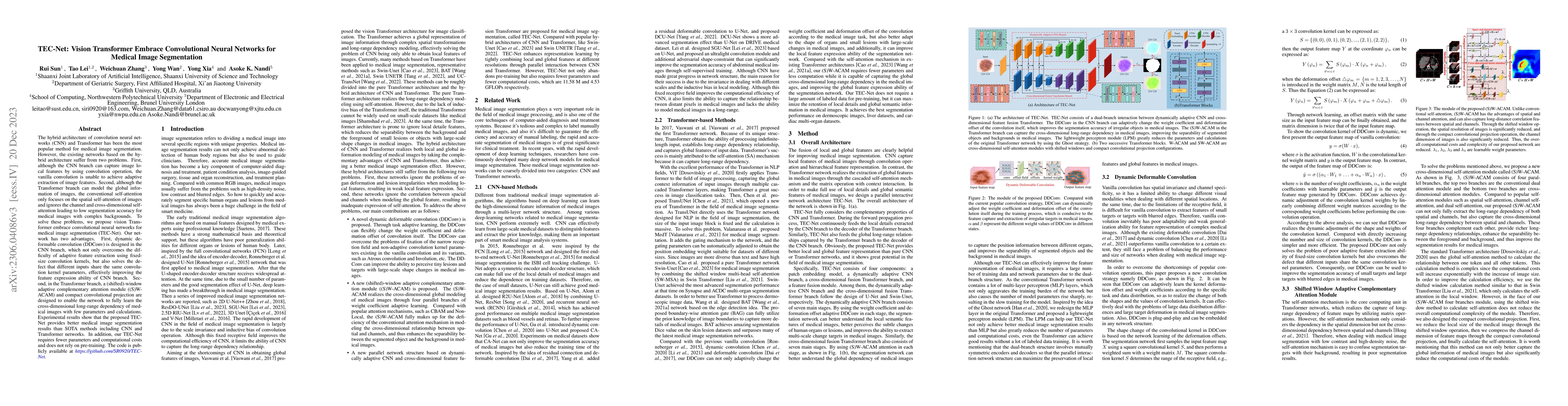 Thumbnail for TEC-Net: Vision Transformer Embrace Convolutional Neural Networks for
  Medical Image Segmentation