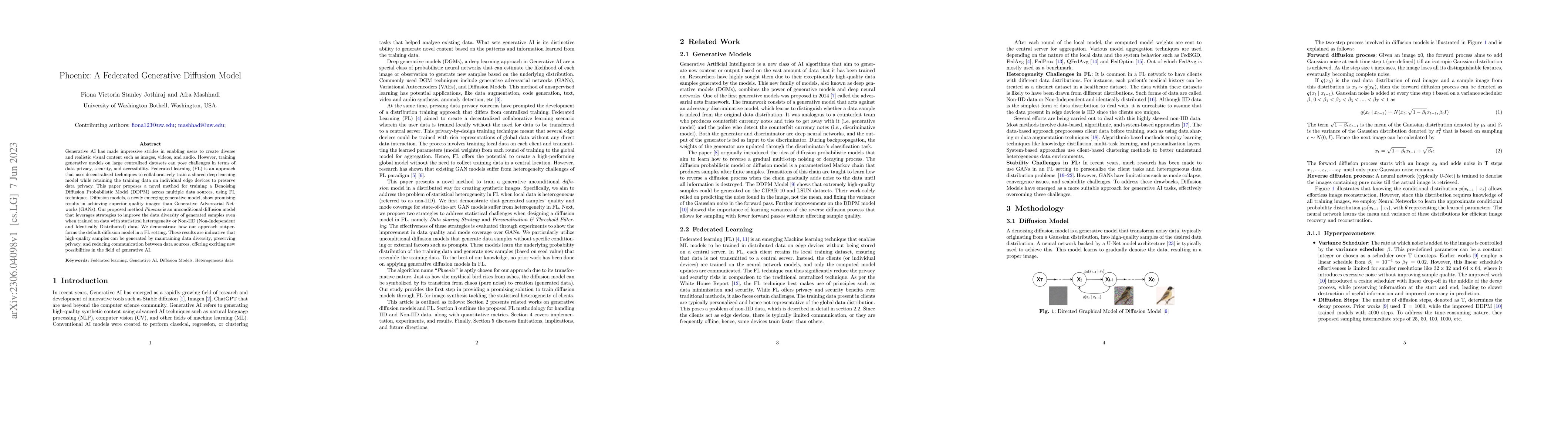 Thumbnail for Phoenix: A Federated Generative Diffusion Model