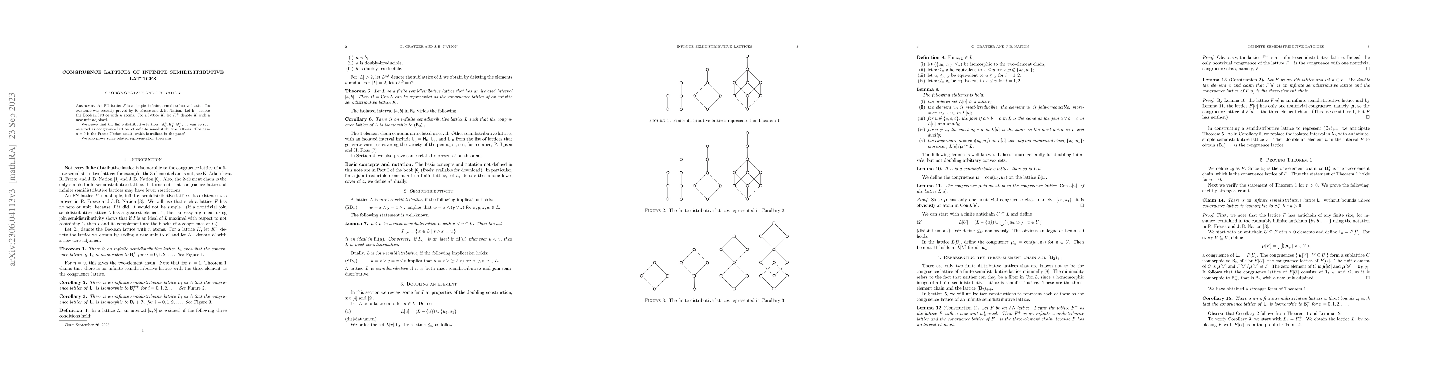 Thumbnail for Planar, infinite, semidistributive lattices