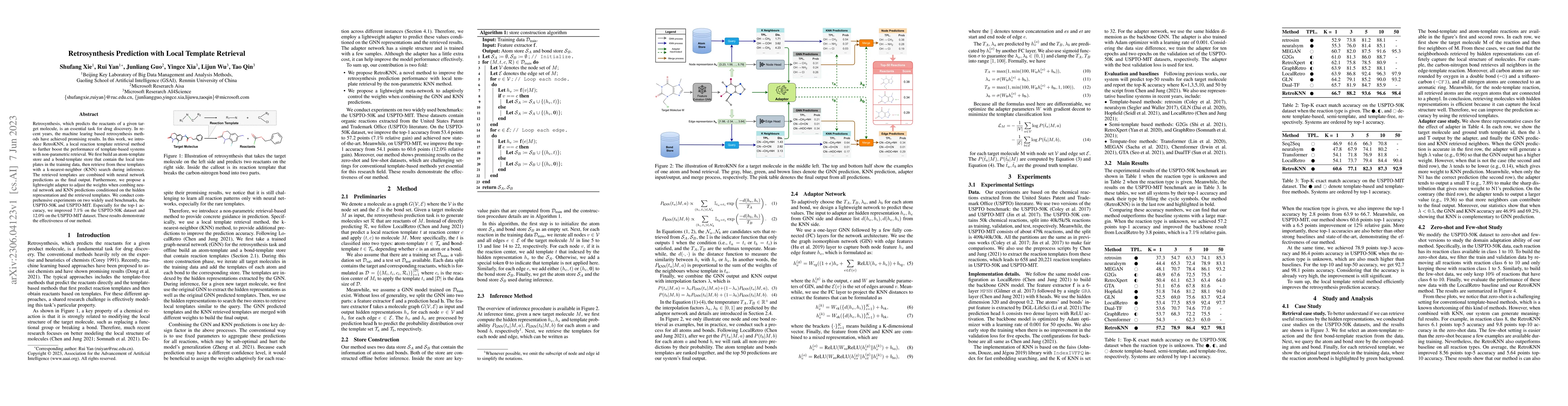 Thumbnail for Retrosynthesis Prediction with Local Template Retrieval