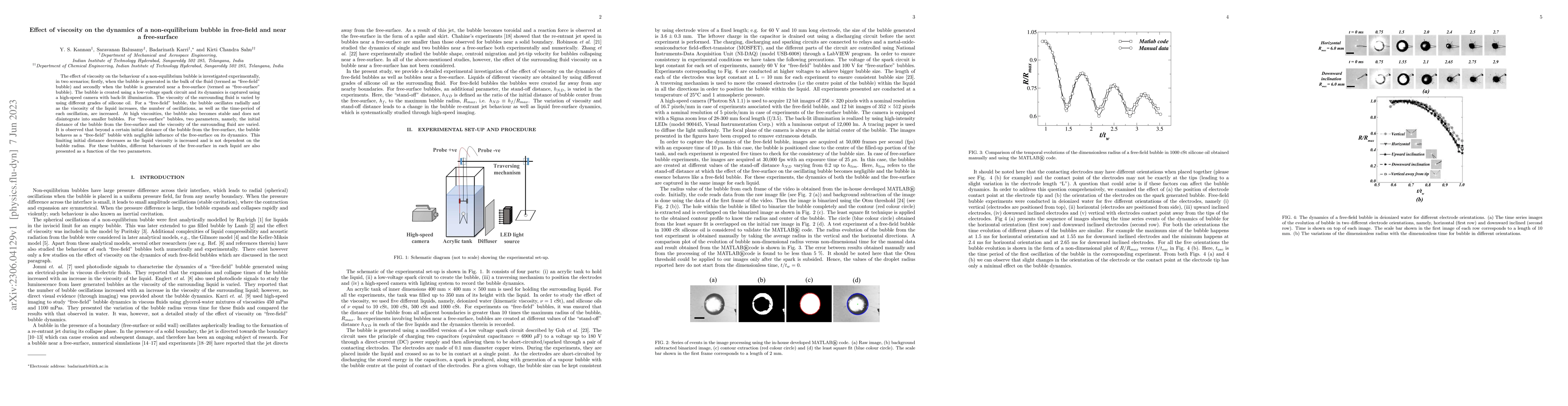 Thumbnail for Effect of viscosity on the dynamics of a non-equilibrium bubble in
  free-field and near a free-surface