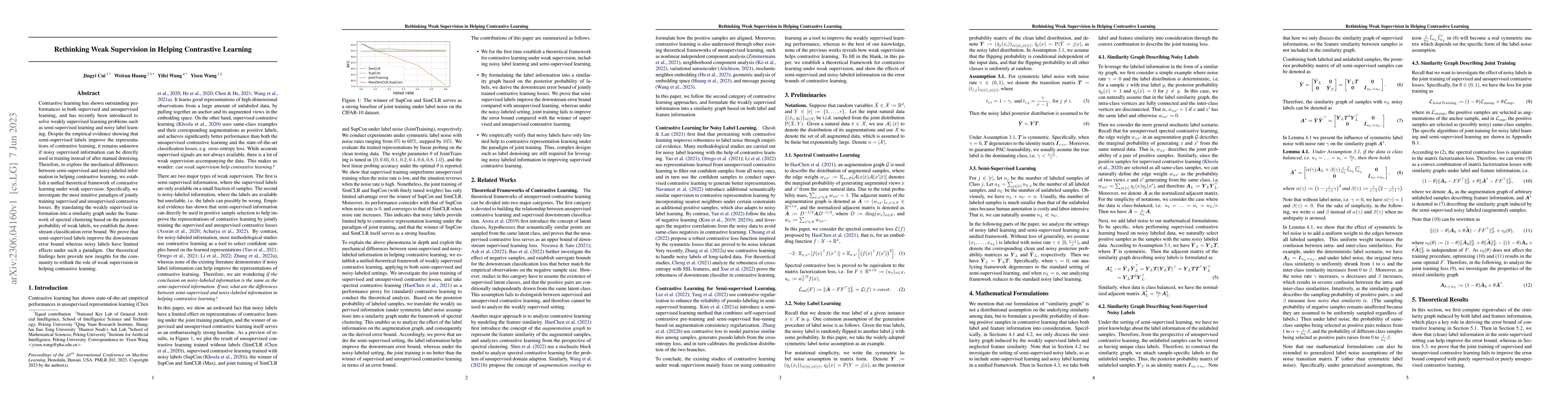 Thumbnail for Rethinking Weak Supervision in Helping Contrastive Learning