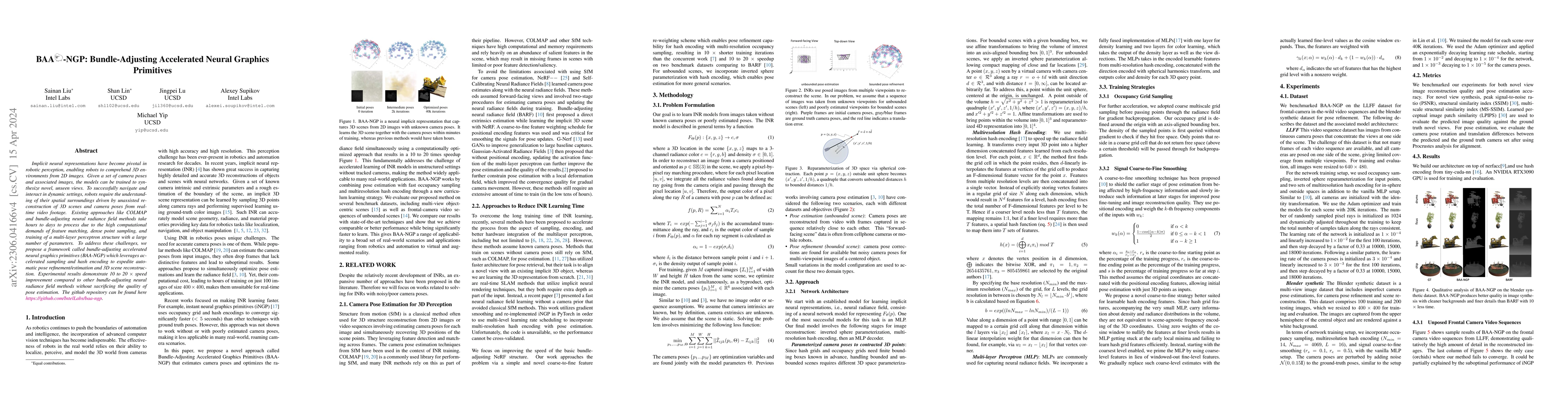 Thumbnail for BAA-NGP: Bundle-Adjusting Accelerated Neural Graphics Primitives