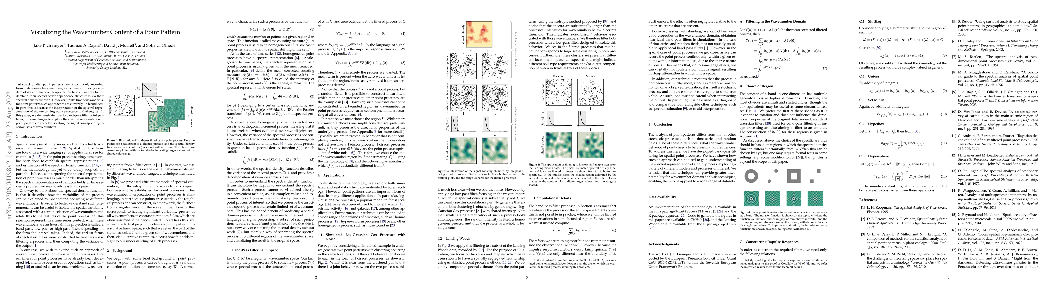 Thumbnail for Visualizing the Wavenumber Content of a Point Pattern