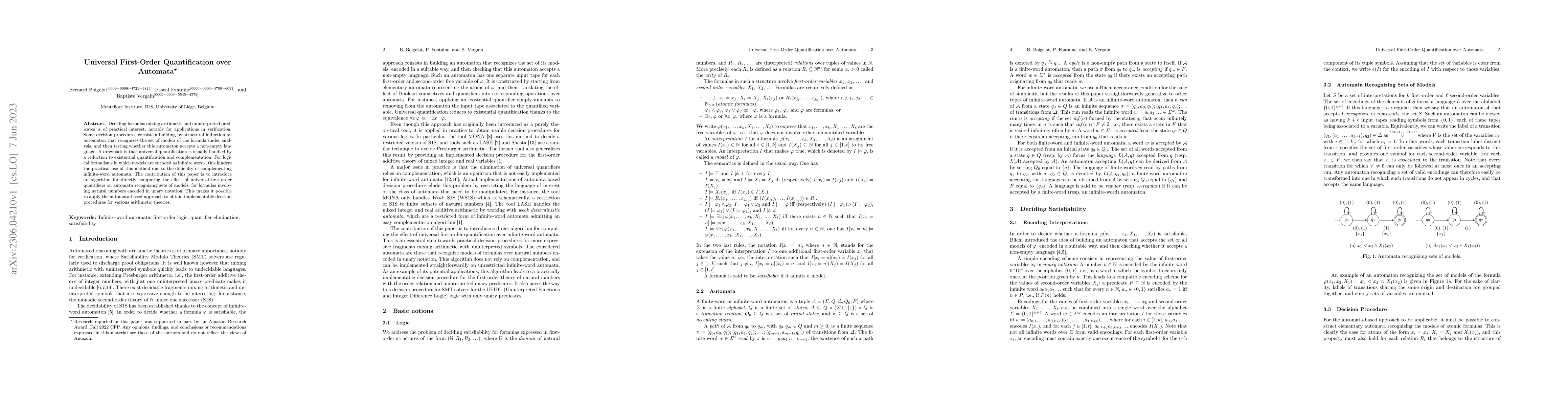 Thumbnail for First-Order Quantification over Automata