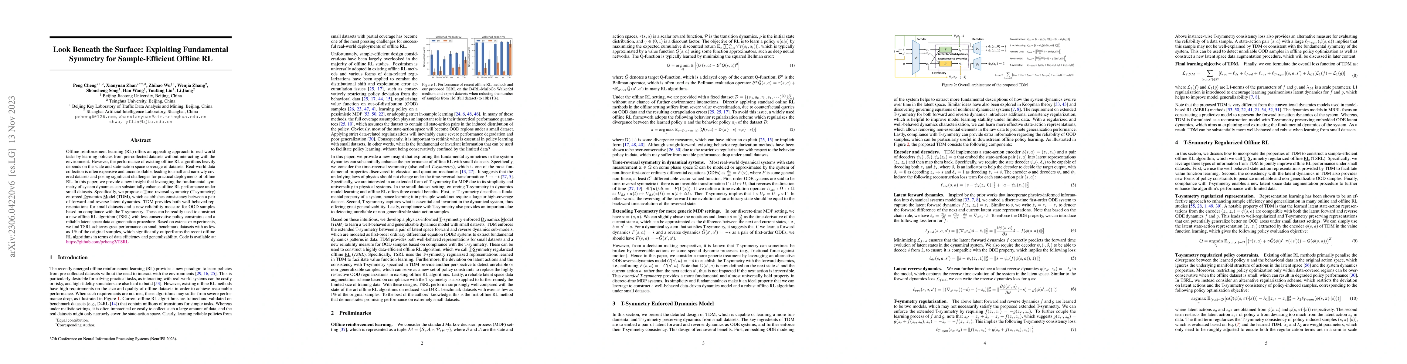 Thumbnail for Look Beneath the Surface: Exploiting Fundamental Symmetry for
  Sample-Efficient Offline RL