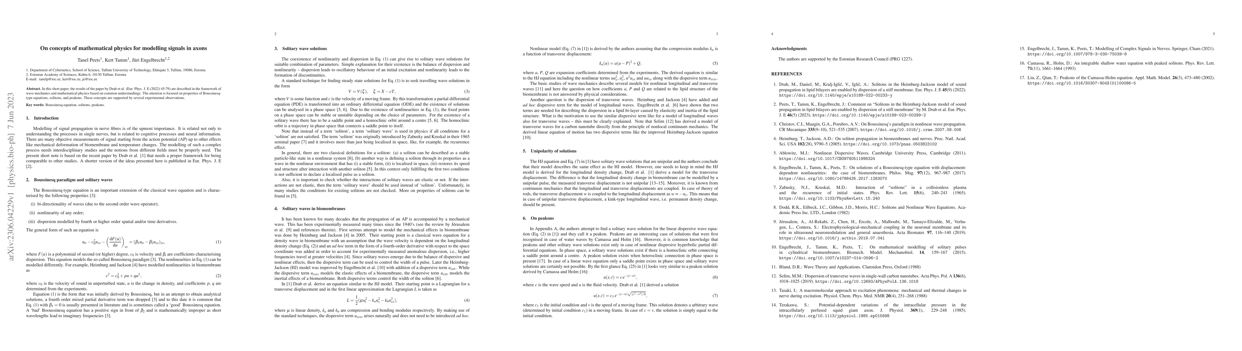 Thumbnail for On concepts of mathematical physics for modelling signals in axons