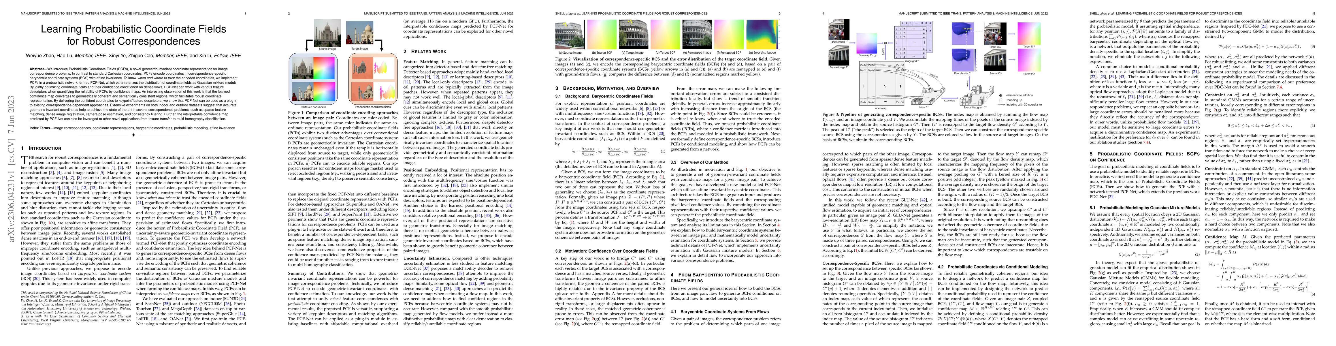 Thumbnail for Learning Probabilistic Coordinate Fields for Robust Correspondences