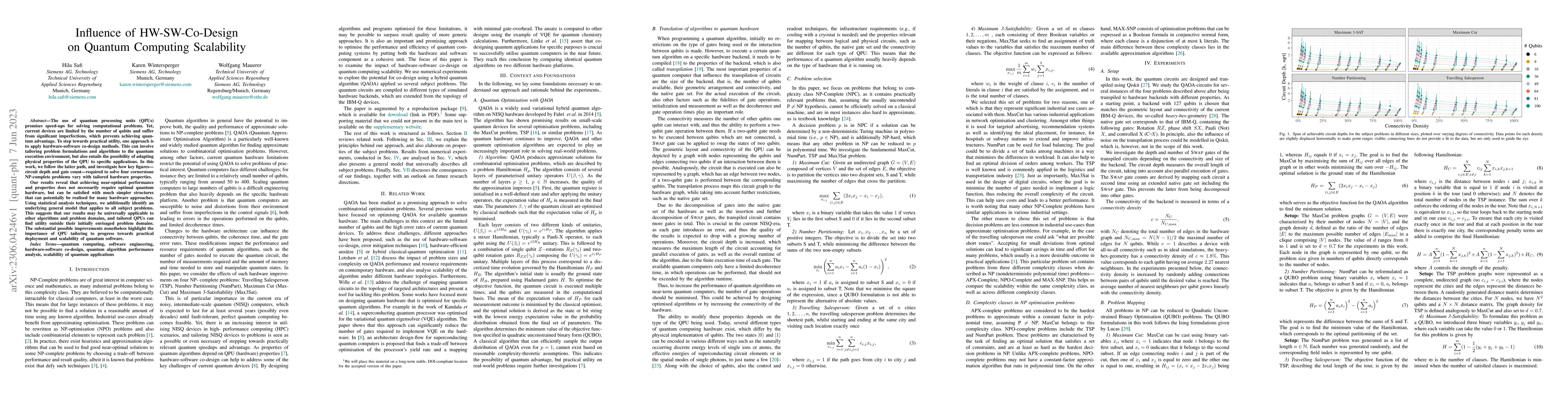 Thumbnail for Influence of HW-SW-Co-Design on Quantum Computing Scalability