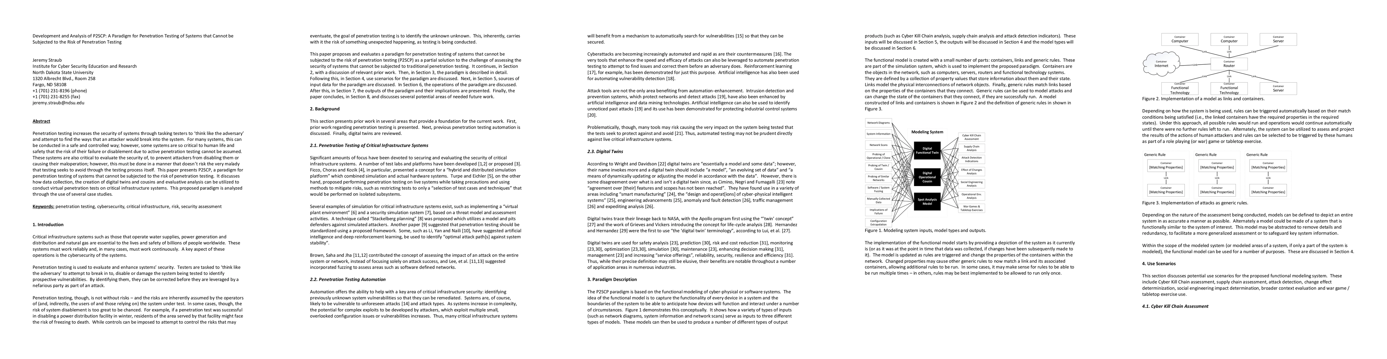 Thumbnail for Development and Analysis of P2SCP: A Paradigm for Penetration Testing of
  Systems that Cannot be Subjected to the Risk of Penetration Testing