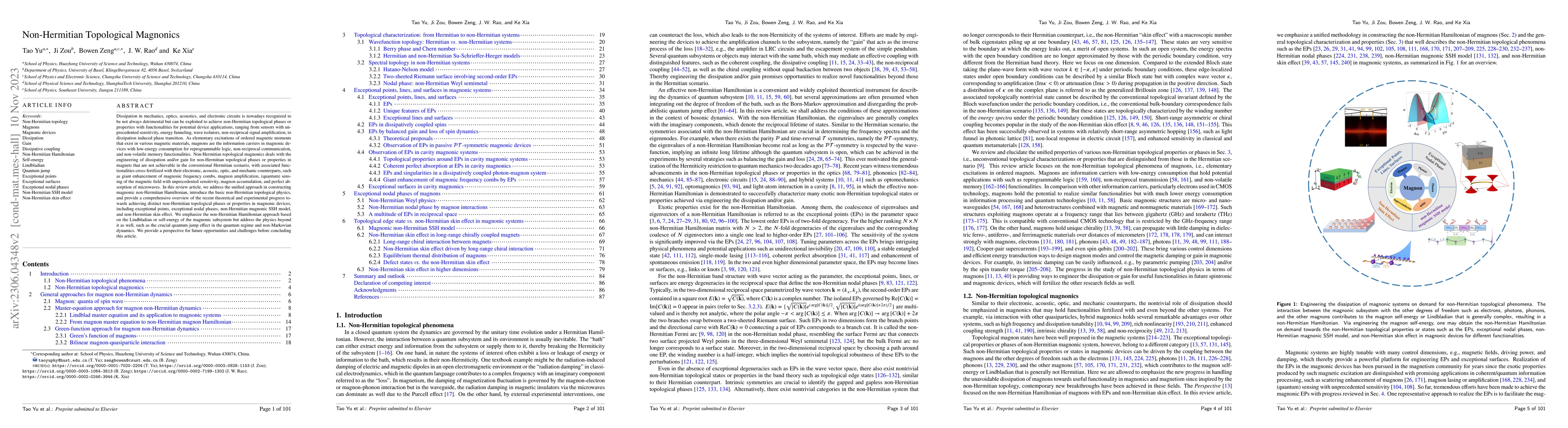 Thumbnail for Non-Hermitian Topological Magnonics