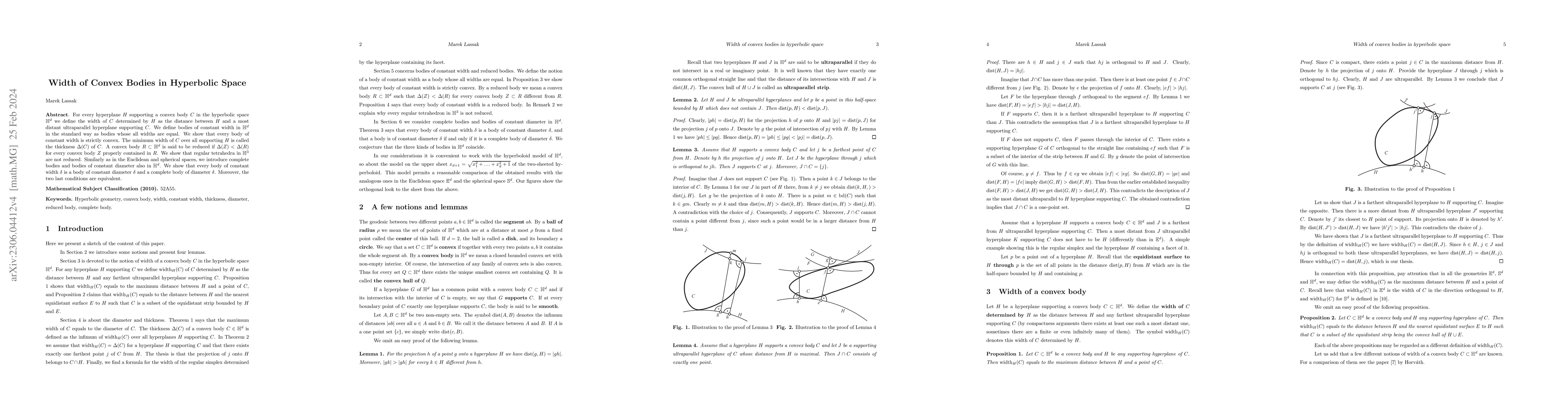 Thumbnail for Width of convex bodies in hyperbolic space