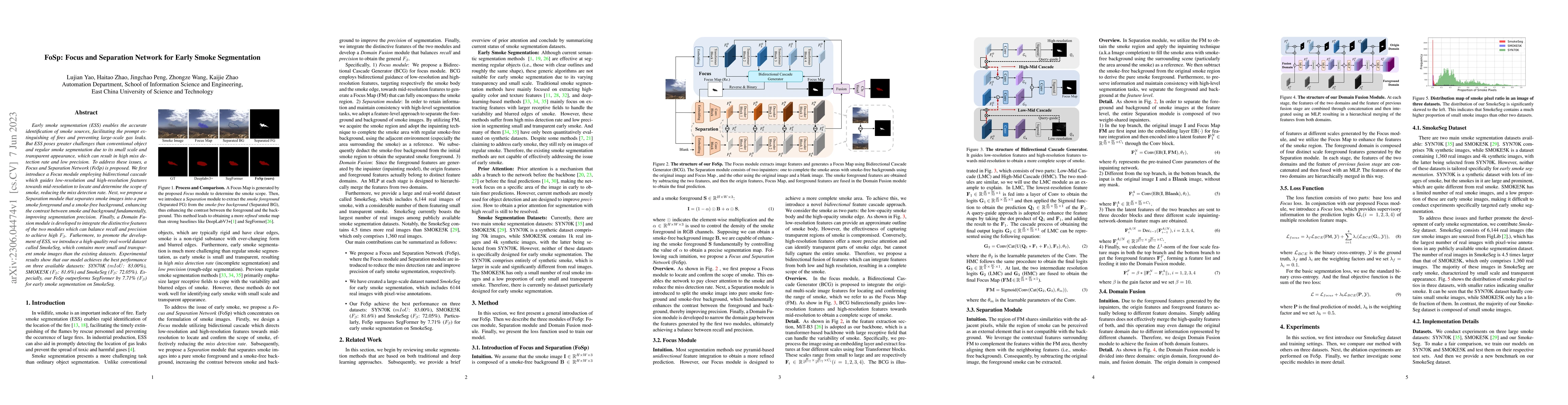 Thumbnail for FoSp: Focus and Separation Network for Early Smoke Segmentation