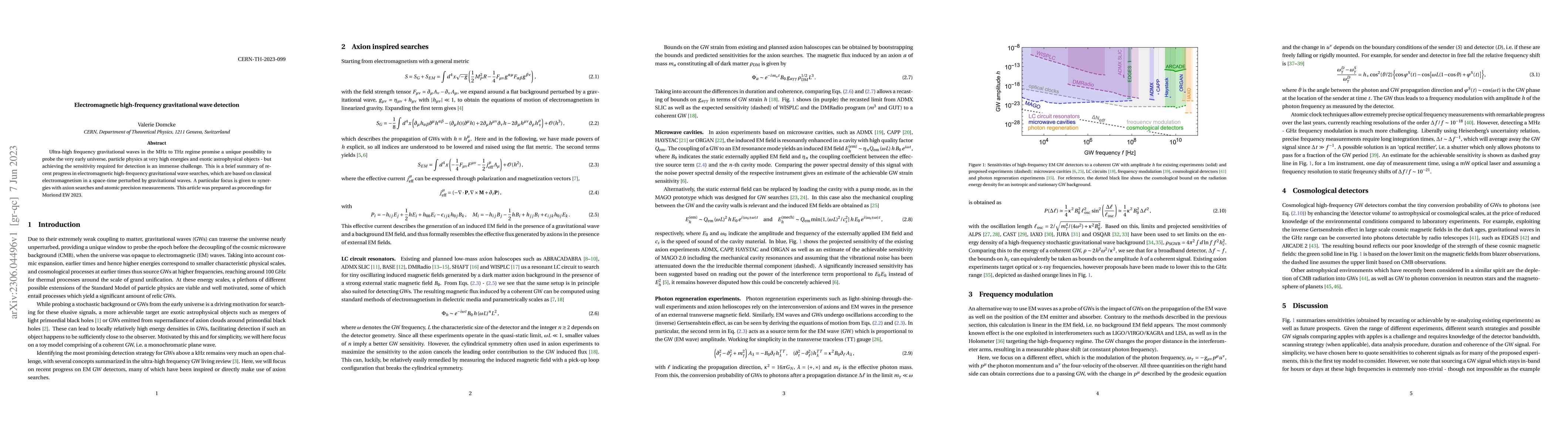 Thumbnail for Electromagnetic high-frequency gravitational wave detection