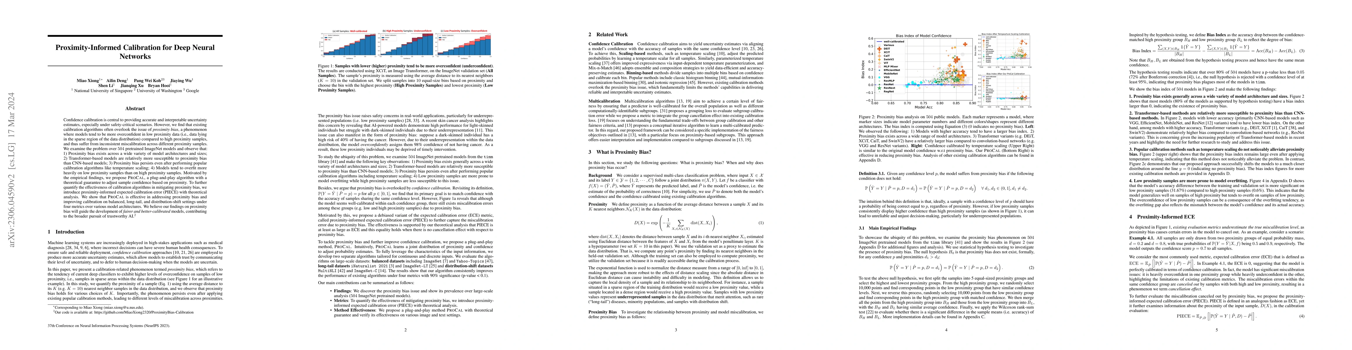 Thumbnail for Proximity-Informed Calibration for Deep Neural Networks