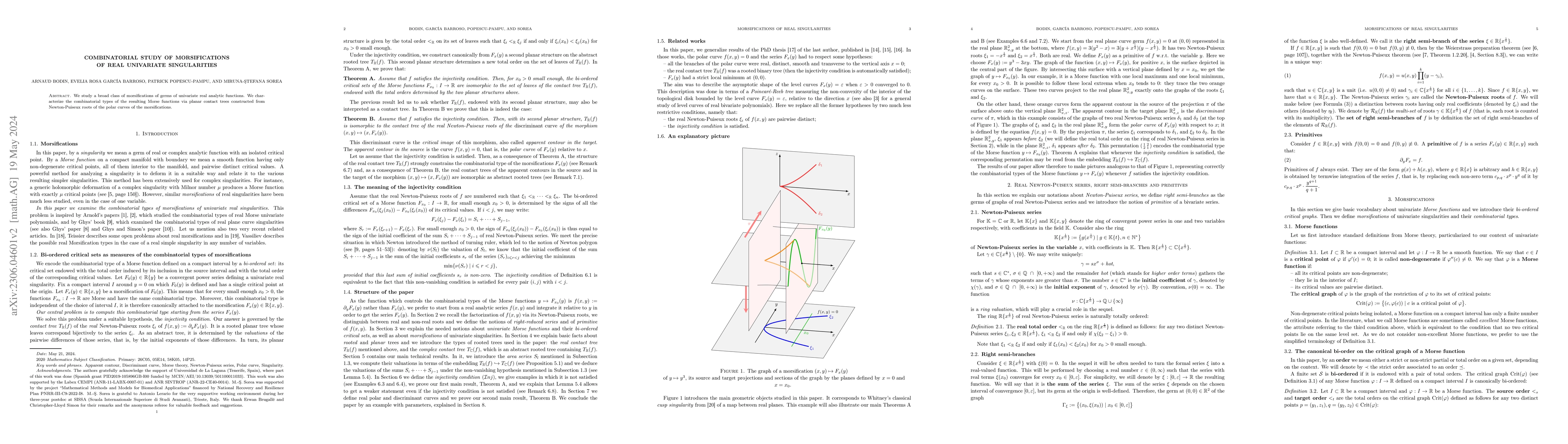 Thumbnail for Combinatorial study of morsifications of real univariate singularities