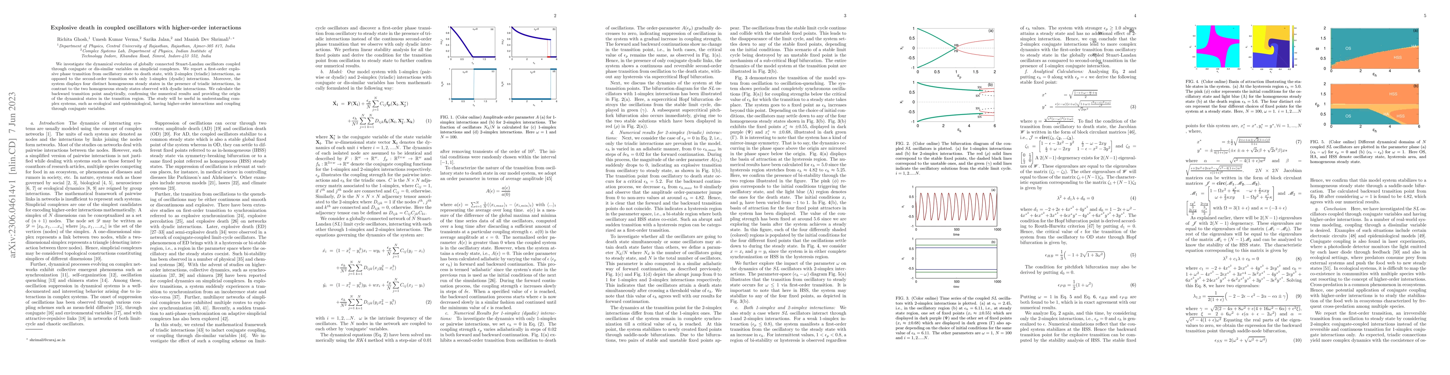 Thumbnail for Explosive death in coupled oscillators with higher-order interactions
