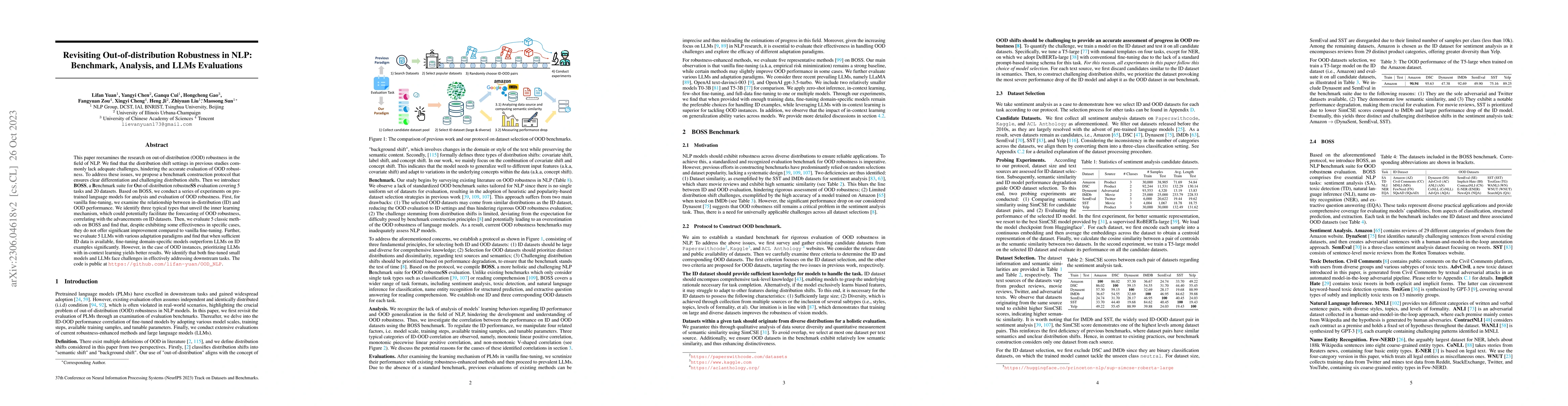 Thumbnail for Revisiting Out-of-distribution Robustness in NLP: Benchmark, Analysis,
  and LLMs Evaluations