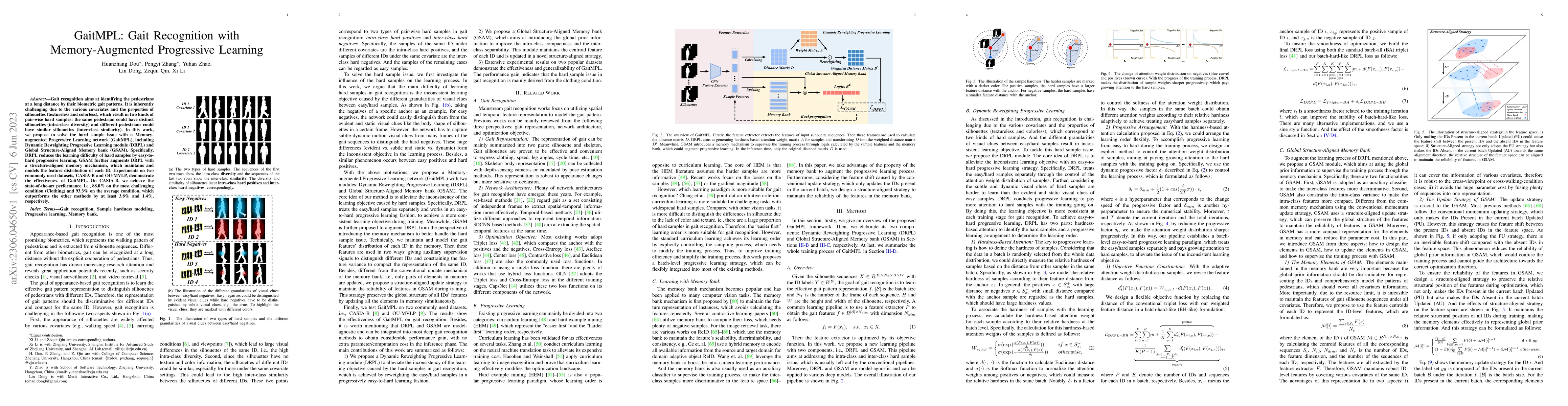 Thumbnail for GaitMPL: Gait Recognition with Memory-Augmented Progressive Learning