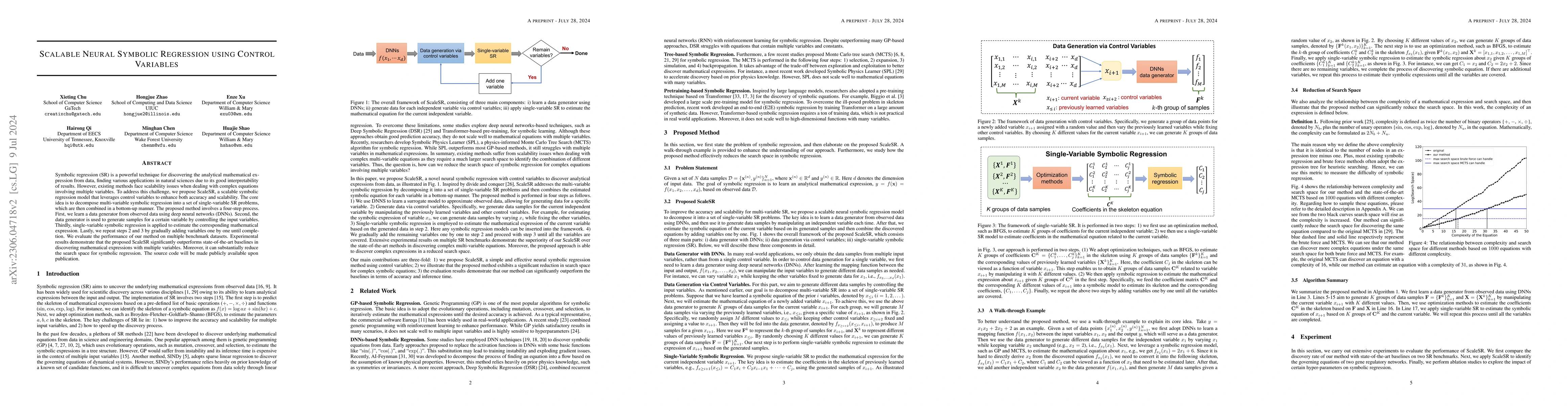 Thumbnail for Scalable Neural Symbolic Regression using Control Variables