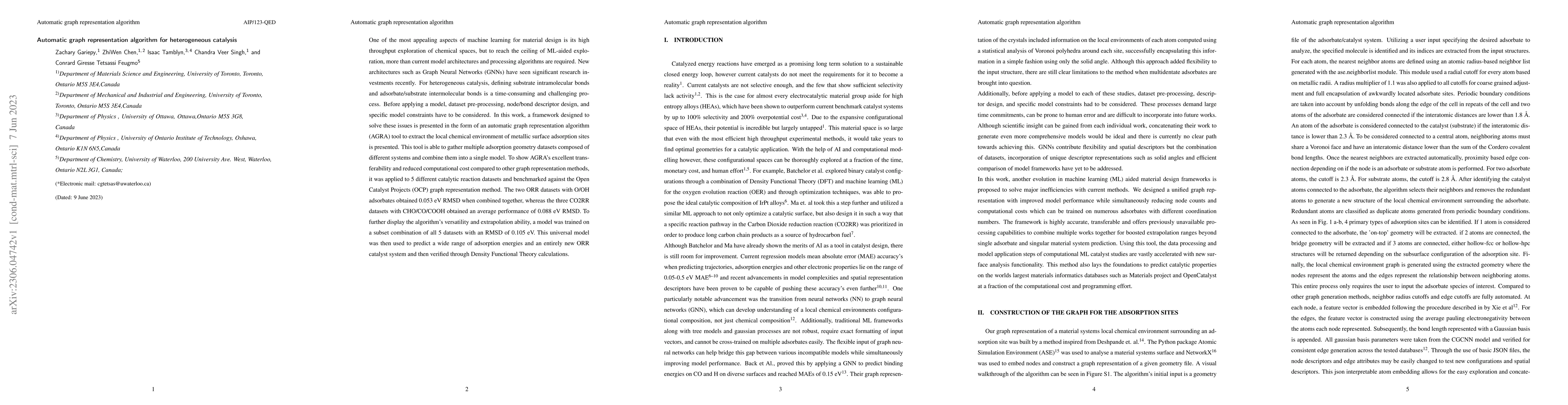 Thumbnail for Automatic graph representation algorithm for heterogeneous catalysis