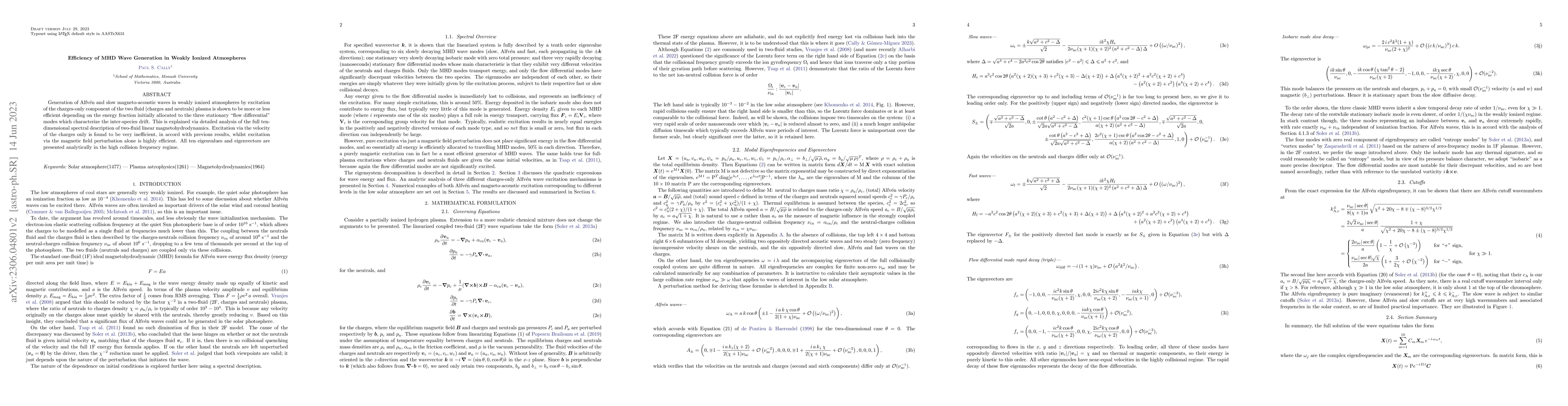 Thumbnail for Efficiency of MHD Wave Generation in Weakly Ionized Atmospheres