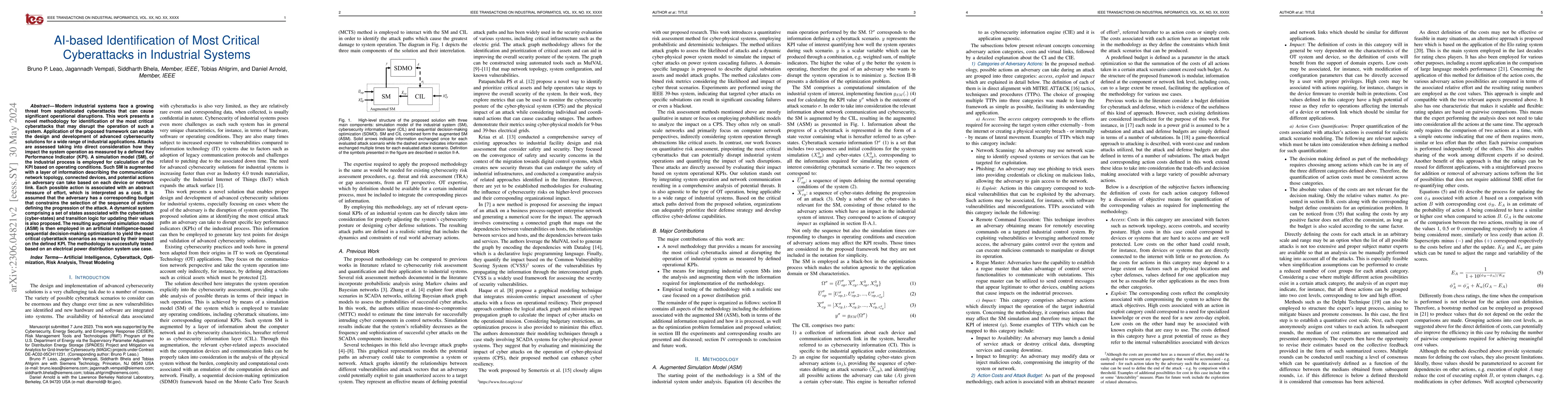 Thumbnail for AI-based Identification of Most Critical Cyberattacks in Industrial
  Systems