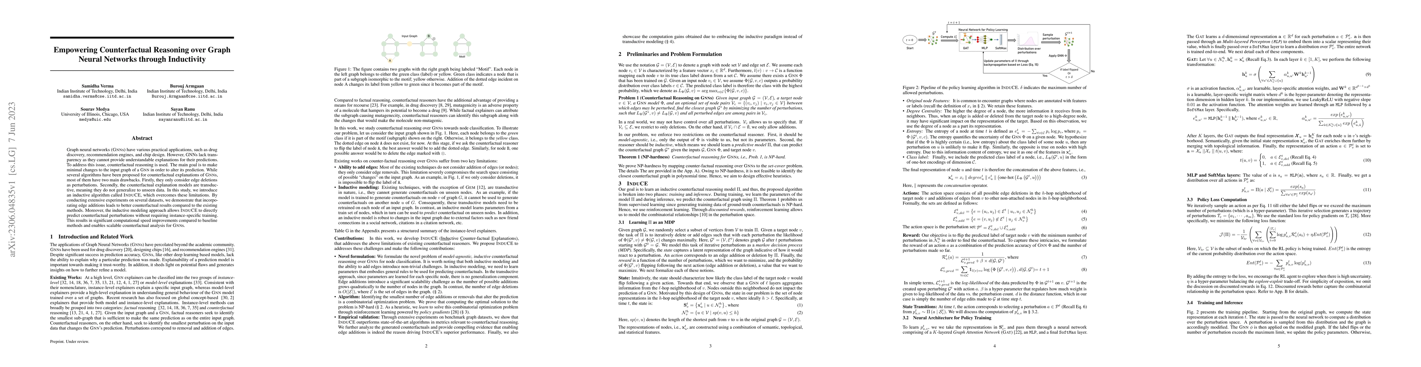 Thumbnail for Empowering Counterfactual Reasoning over Graph Neural Networks through
  Inductivity
