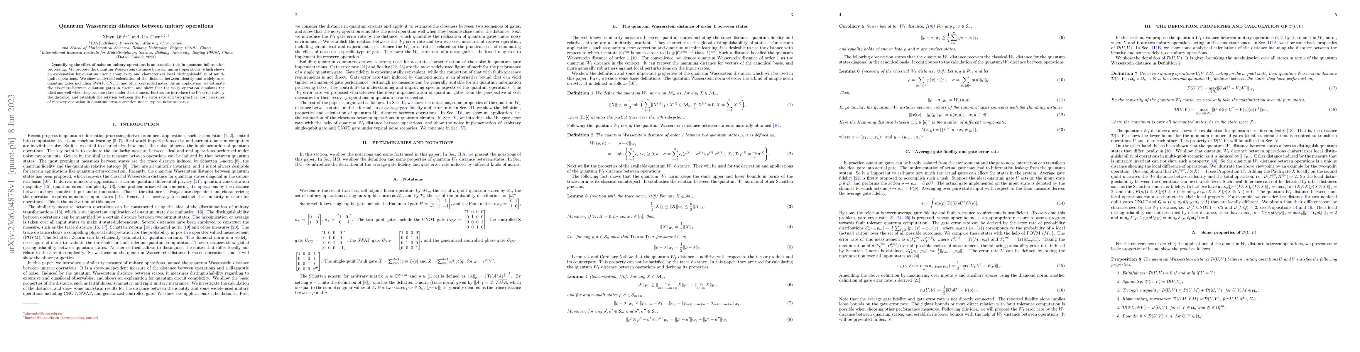 Thumbnail for Quantum Wasserstein distance between unitary operations