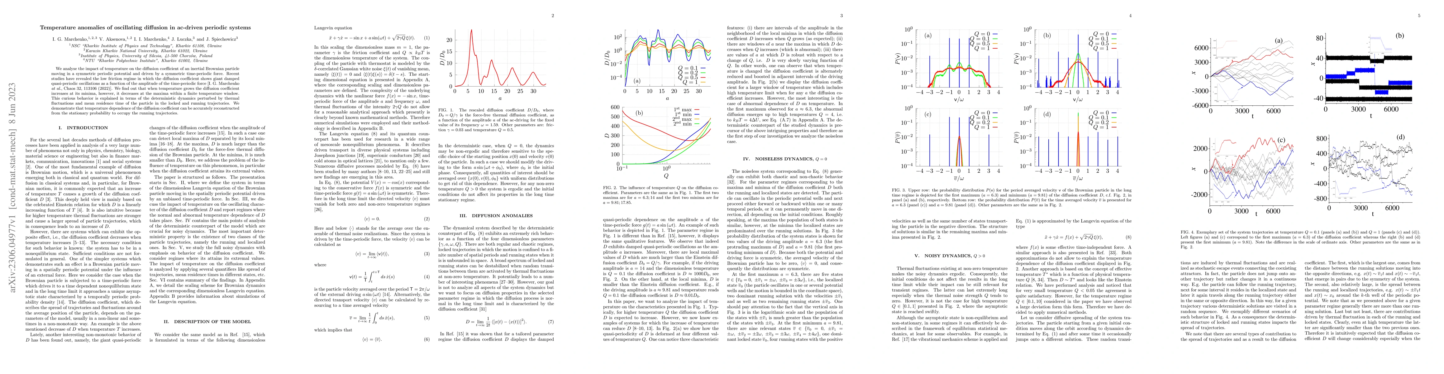 Thumbnail for Temperature anomalies of oscillating diffusion in ac-driven periodic
  systems