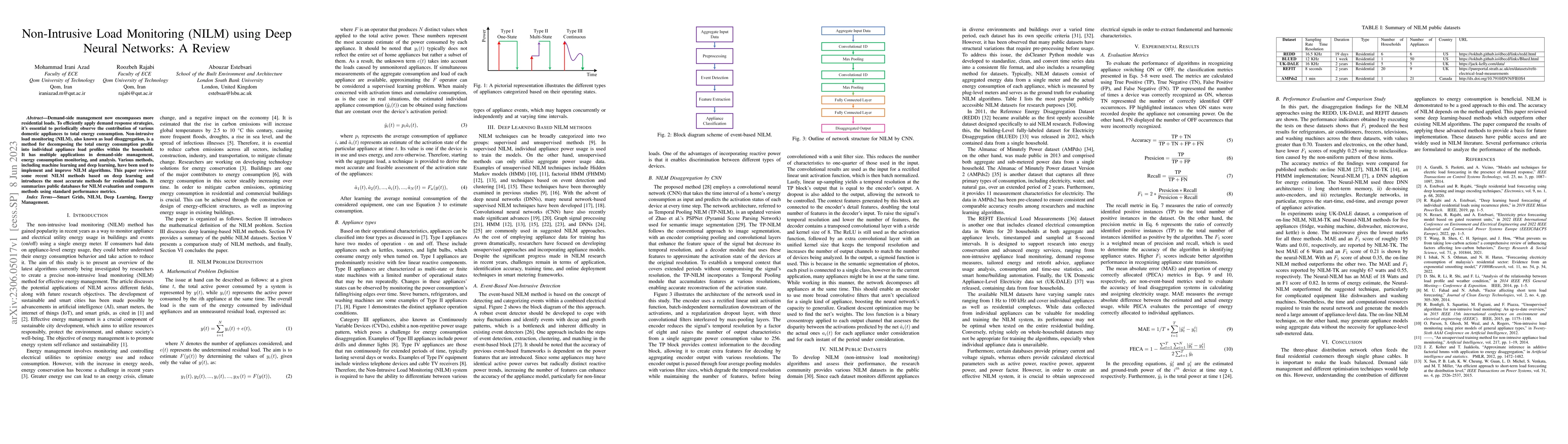 Thumbnail for Non-Intrusive Load Monitoring (NILM) using Deep Neural Networks: A
  Review