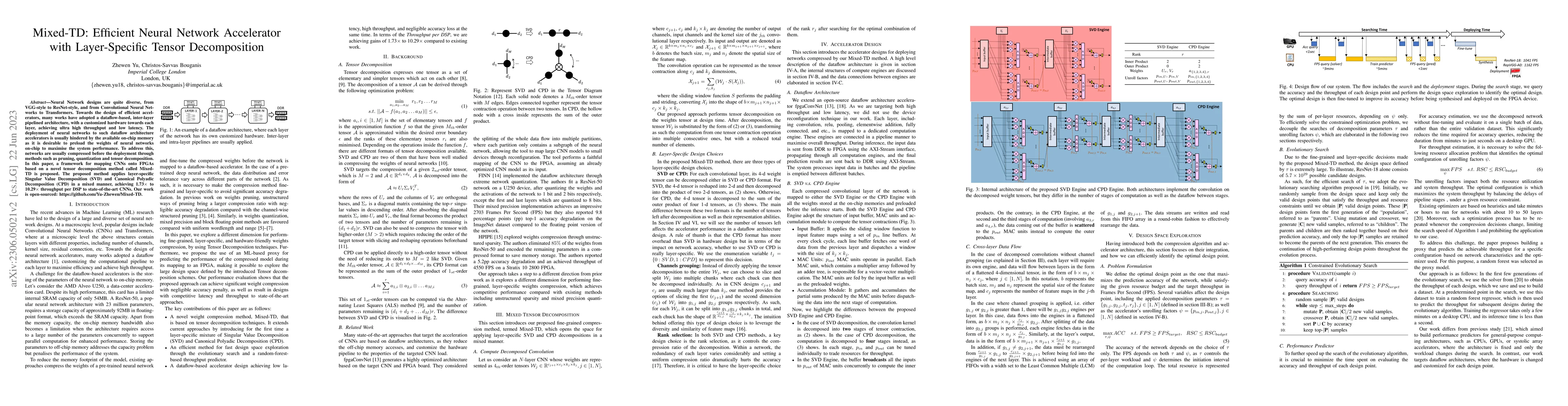 Thumbnail for Mixed-TD: Efficient Neural Network Accelerator with Layer-Specific
  Tensor Decomposition