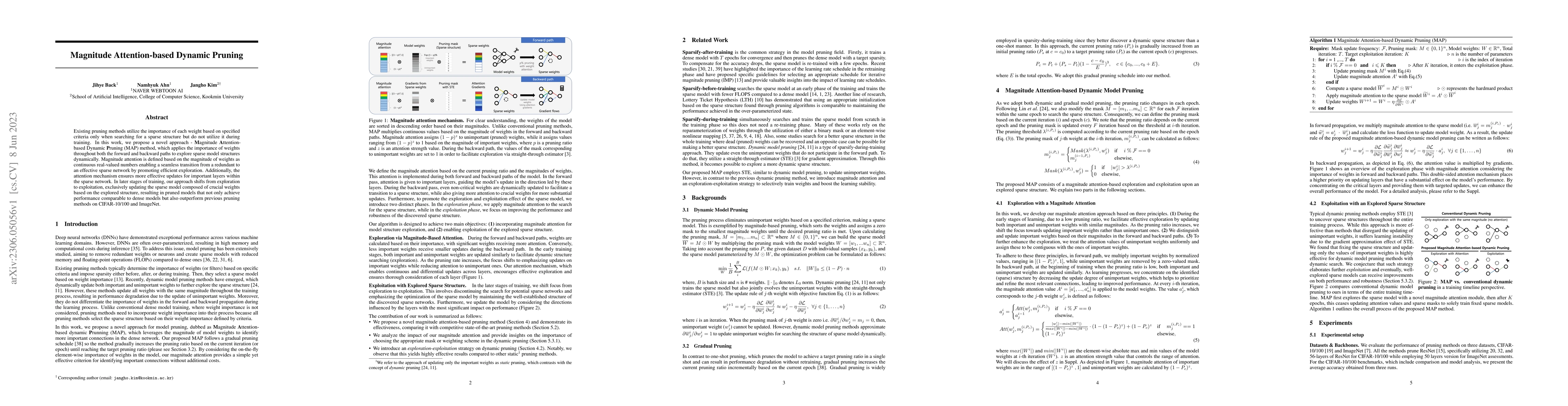 Thumbnail for Magnitude Attention-based Dynamic Pruning